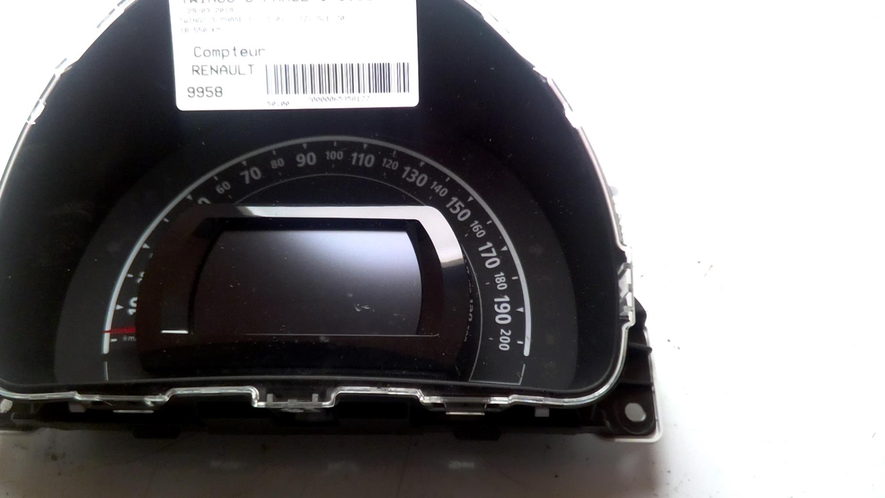 Compteur RENAULT TWINGO 3 PHASE 1 Essence - 1