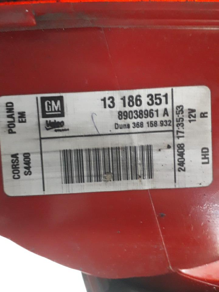Fanale posteriore principale destro (luci) OPEL CORSA D PHASE 1 Gasolina - 1