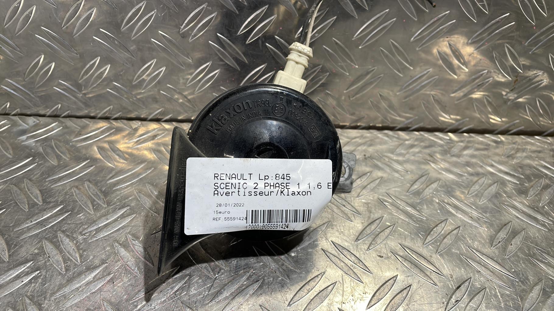 Tromba/Clacson RENAULT SCENIC 2 PHASE 1 Gasolina - 1