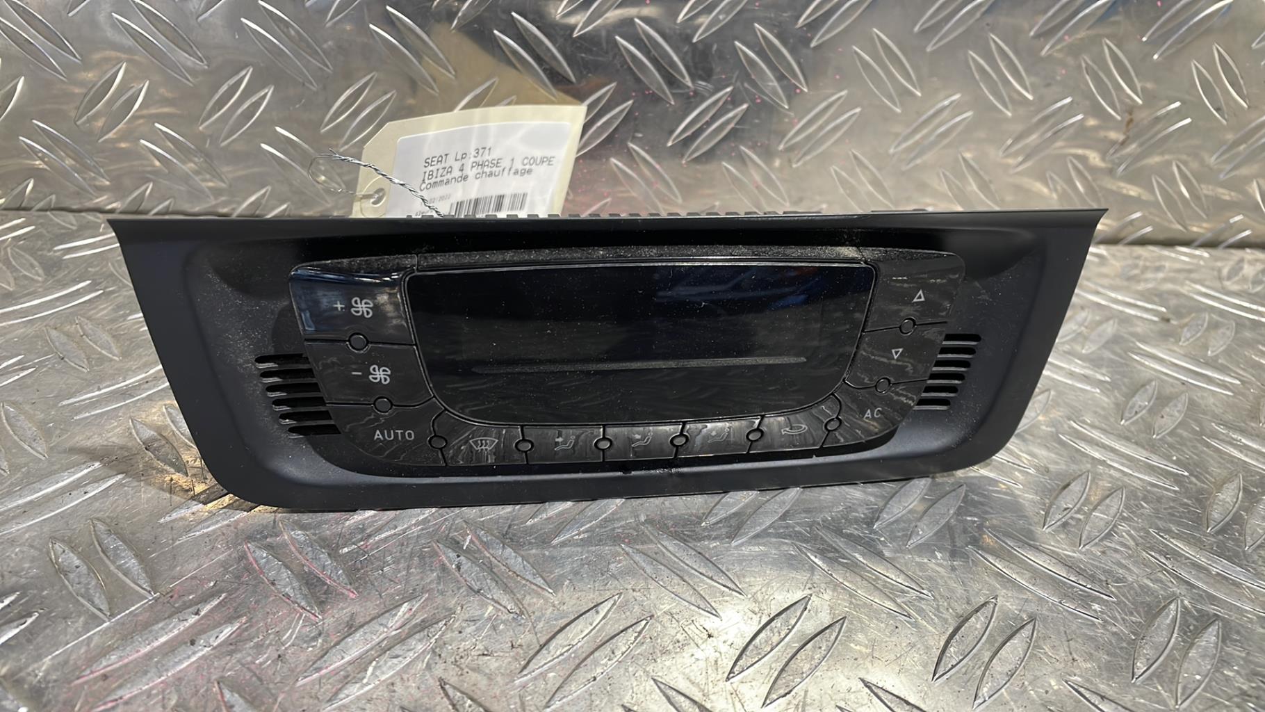 Commande chauffage SEAT IBIZA 4 PHASE 1 COUPE Diesel - 1