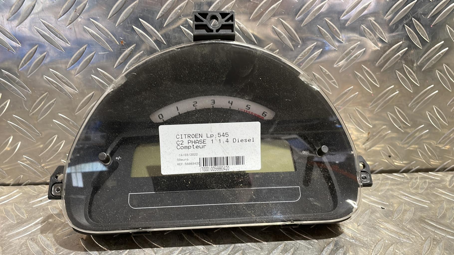 Compteur CITROEN C2 PHASE 1 Diesel - 1