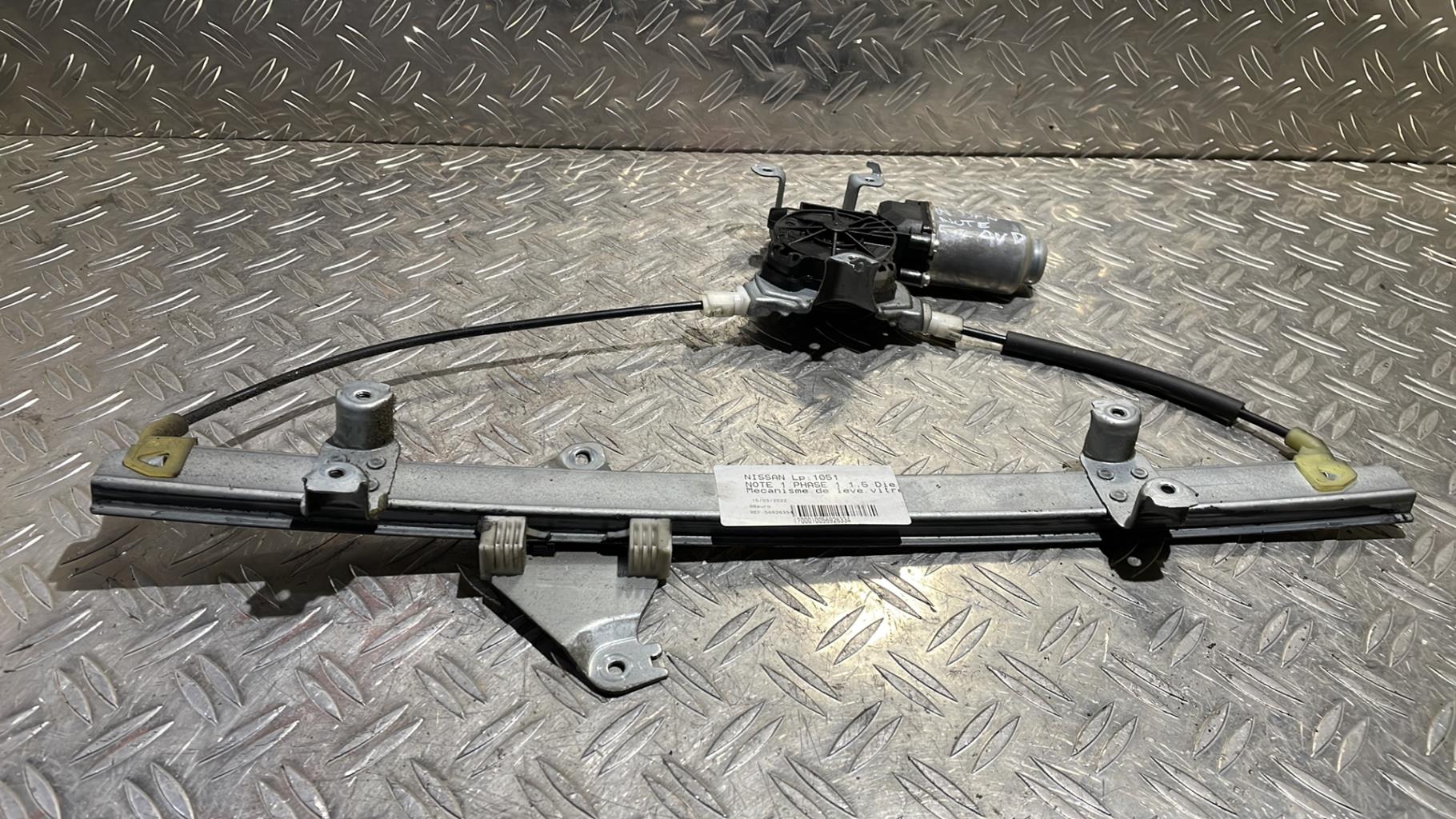 Meccanismo alzacristalli elettrico posteriore destro NISSAN NOTE 1 PHASE 1 Diésel - 1