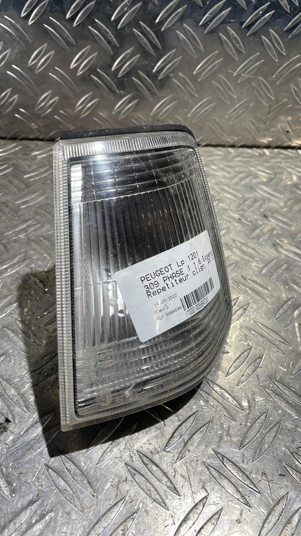 Ripetitore lampeggiante anteriore sinistro (Luci) PEUGEOT 309 PHASE 1 Gasolina - 1