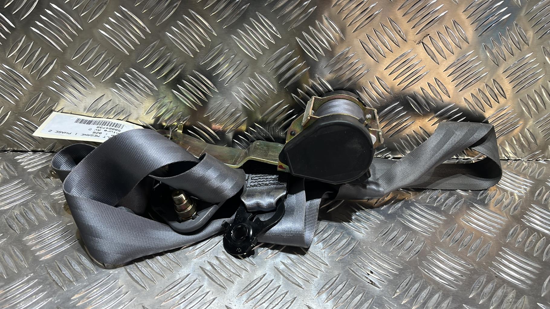 Cintura di sicurezza anteriore destra RENAULT MEGANE 1 PHASE 2 Gasolina - 1
