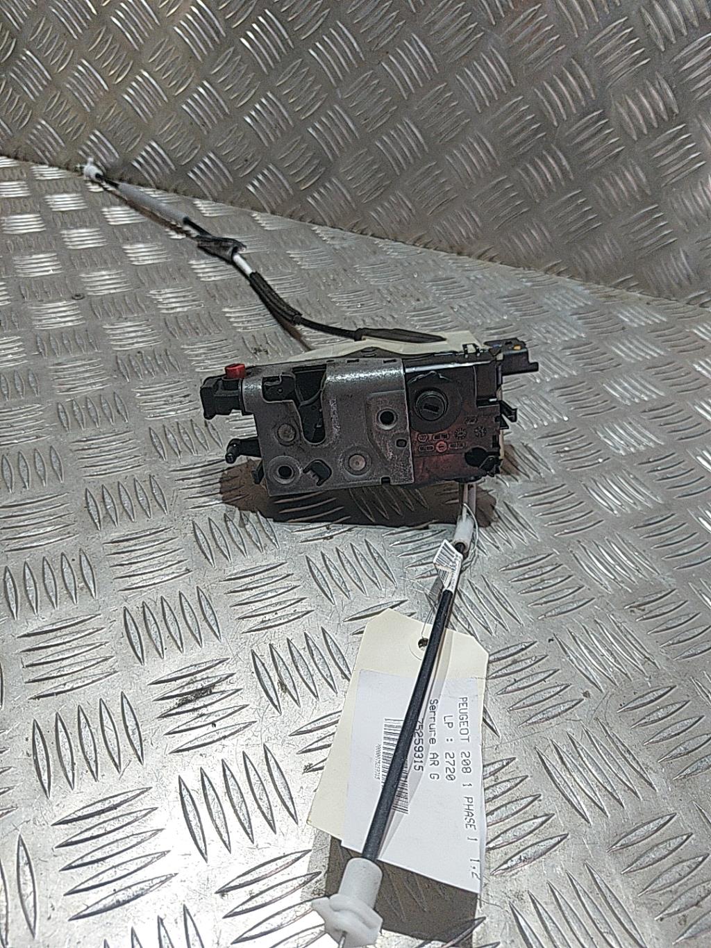Serratura posteriore sinistra PEUGEOT 208 1 PHASE 1 Gasolina - 1
