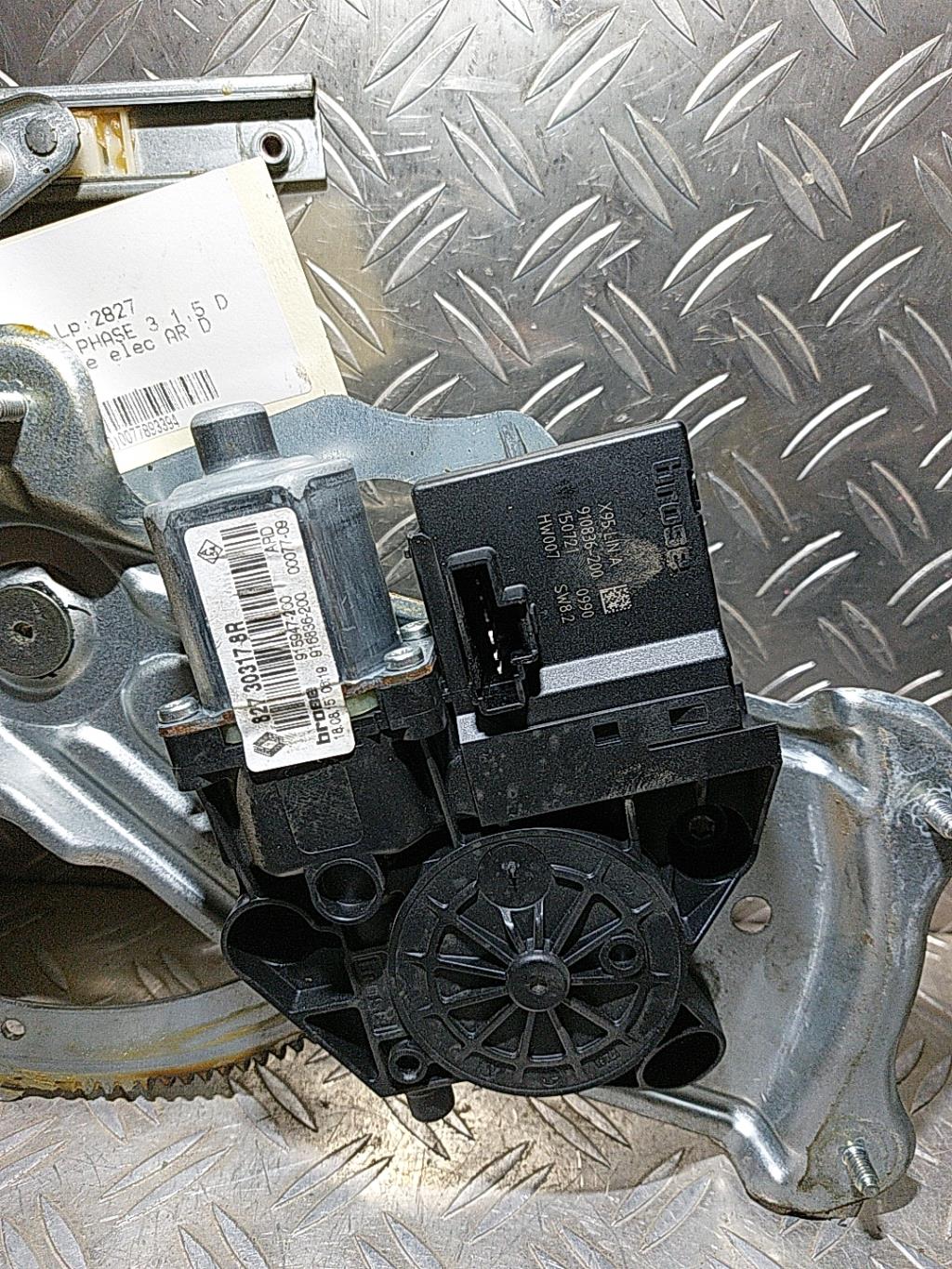 Alzacristalli elettrico posteriore destro RENAULT SCENIC 3 PHASE 3 Diésel - 1