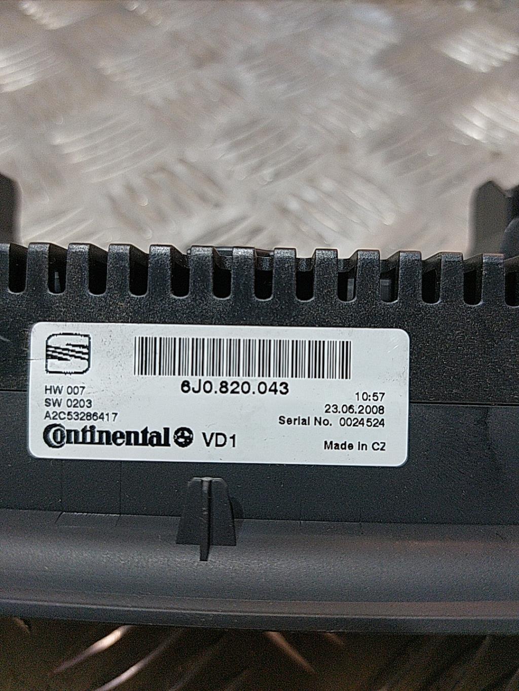 Commande chauffage SEAT IBIZA 4 PHASE 1 Diesel - 1