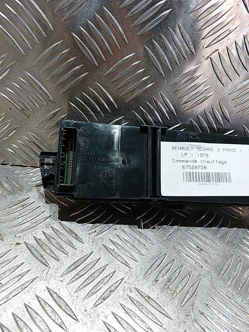 Commande chauffage RENAULT MEGANE 3 PHASE 1 Diesel - 1