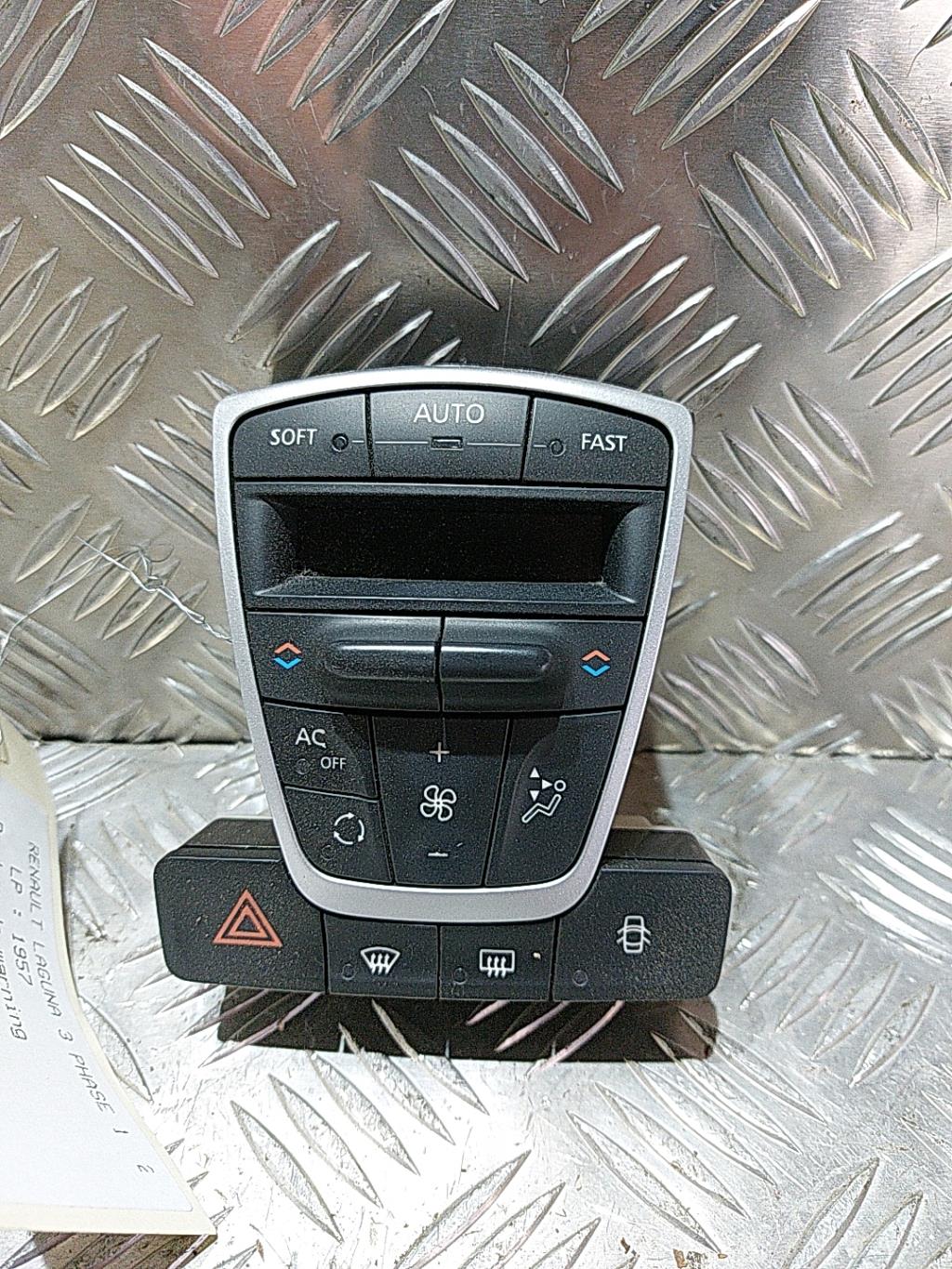Commande chauffage RENAULT LAGUNA 3 PHASE 1 Diesel - 1