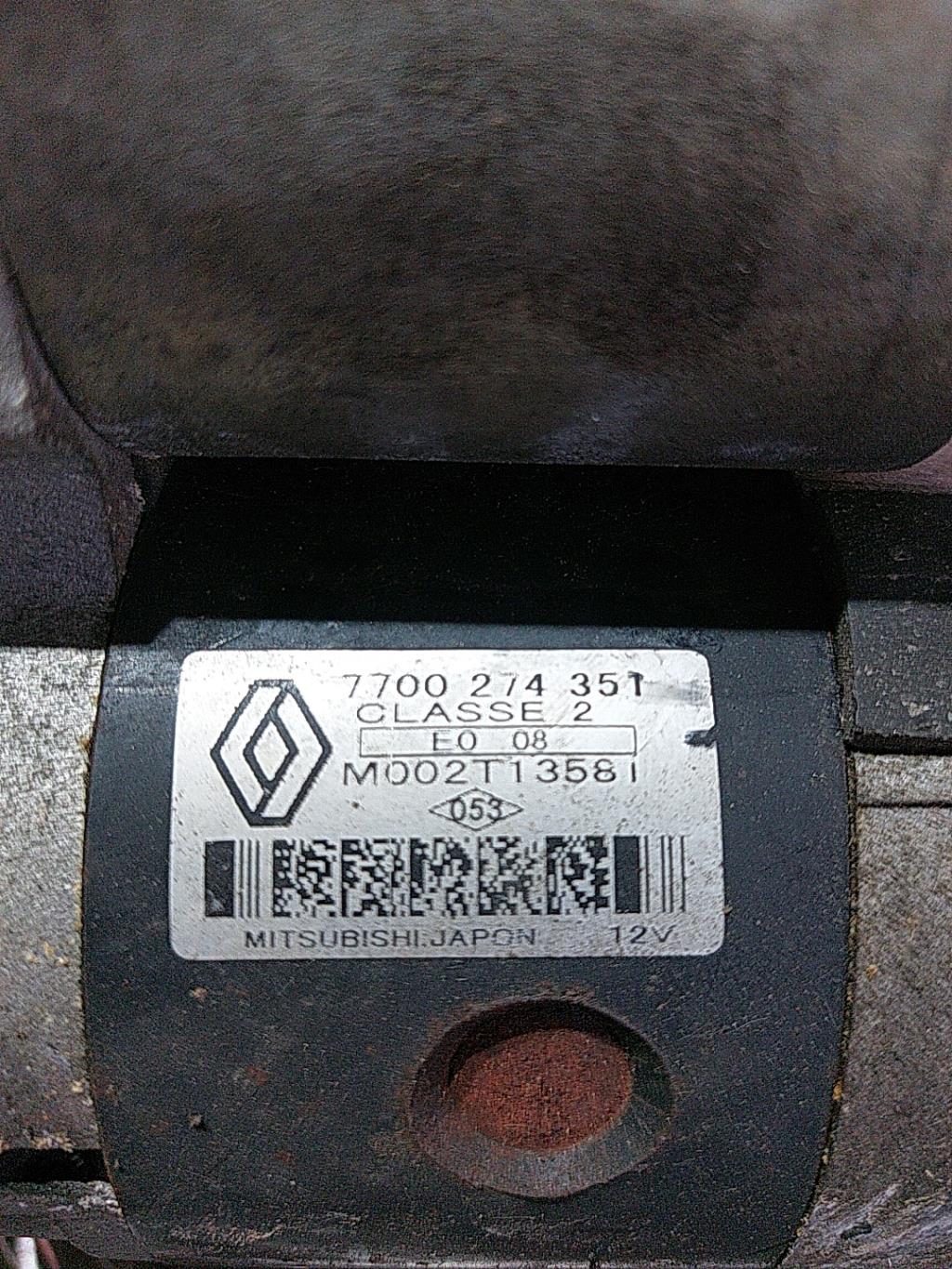 Motorino avviamento RENAULT KANGOO 1 PHASE 1 Gasolina - 1