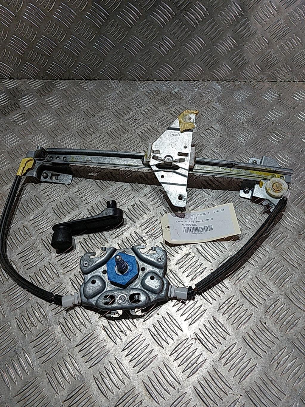 Alzacristalli manuale posteriore destro PEUGEOT 307 PHASE 1 Diésel - 1