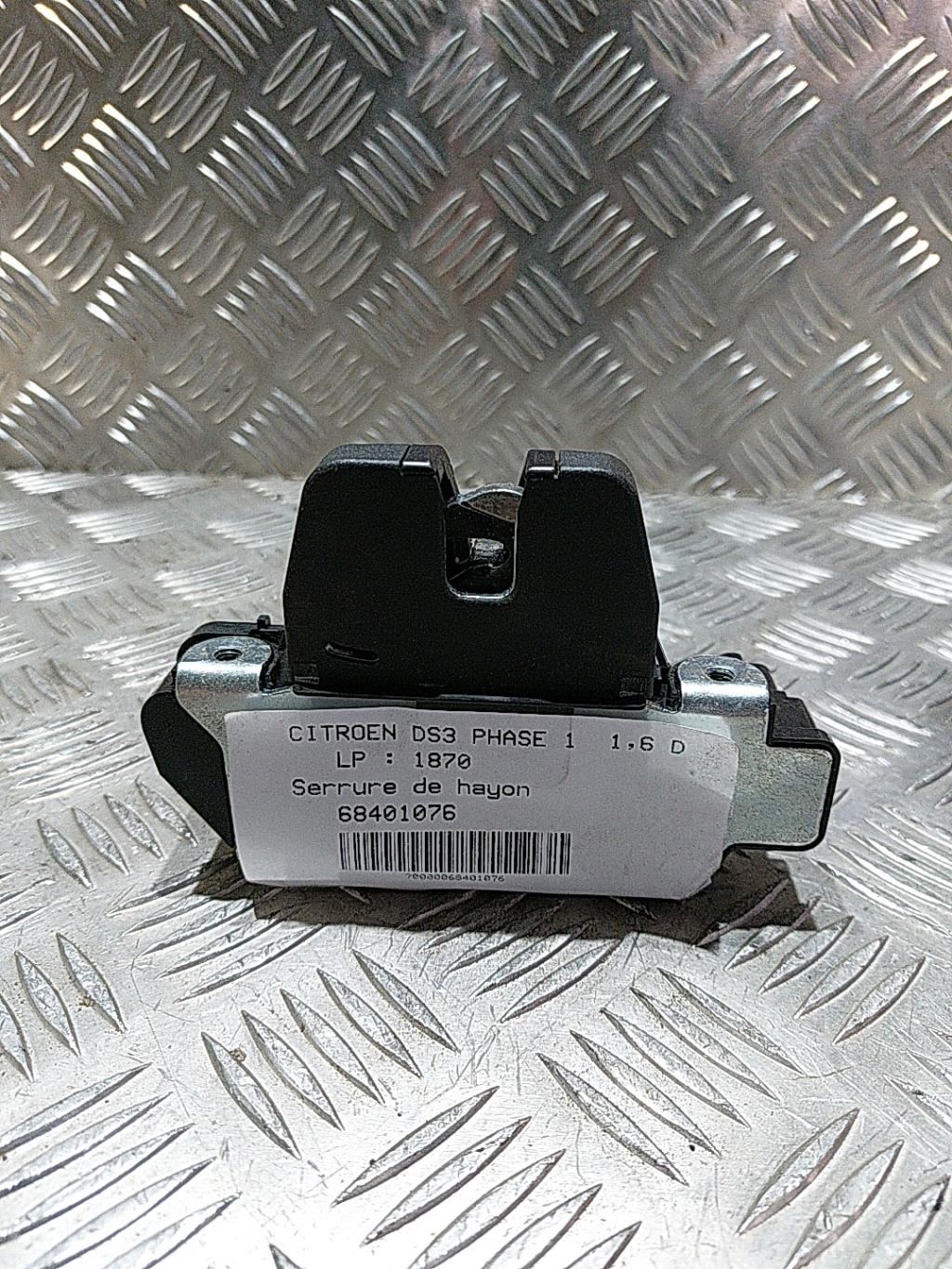 Serrure de hayon CITROEN DS3 PHASE 1 Diesel - 1
