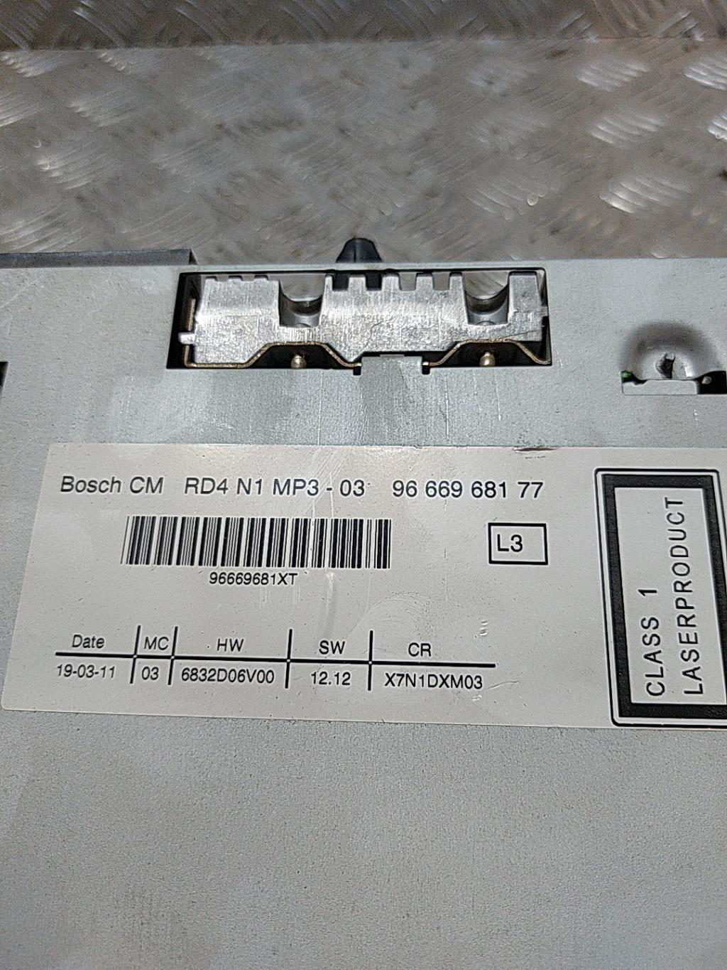 Autoradio originale PEUGEOT PARTNER 2 PHASE 1 Diésel - 1