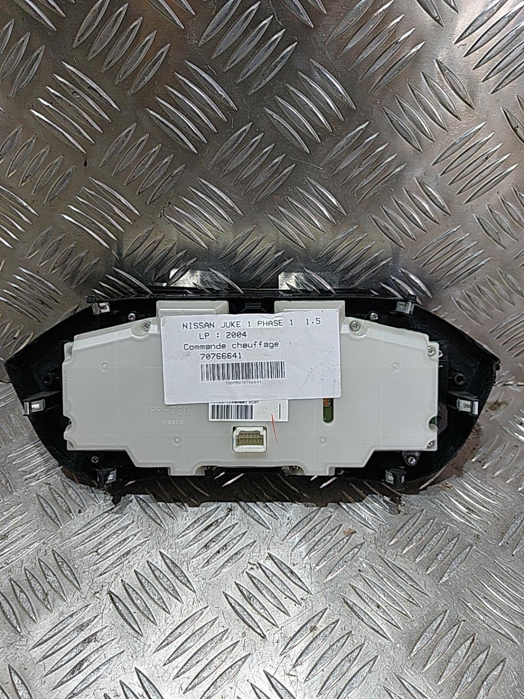 Commande chauffage NISSAN JUKE 1 PHASE 1 Diesel - 1