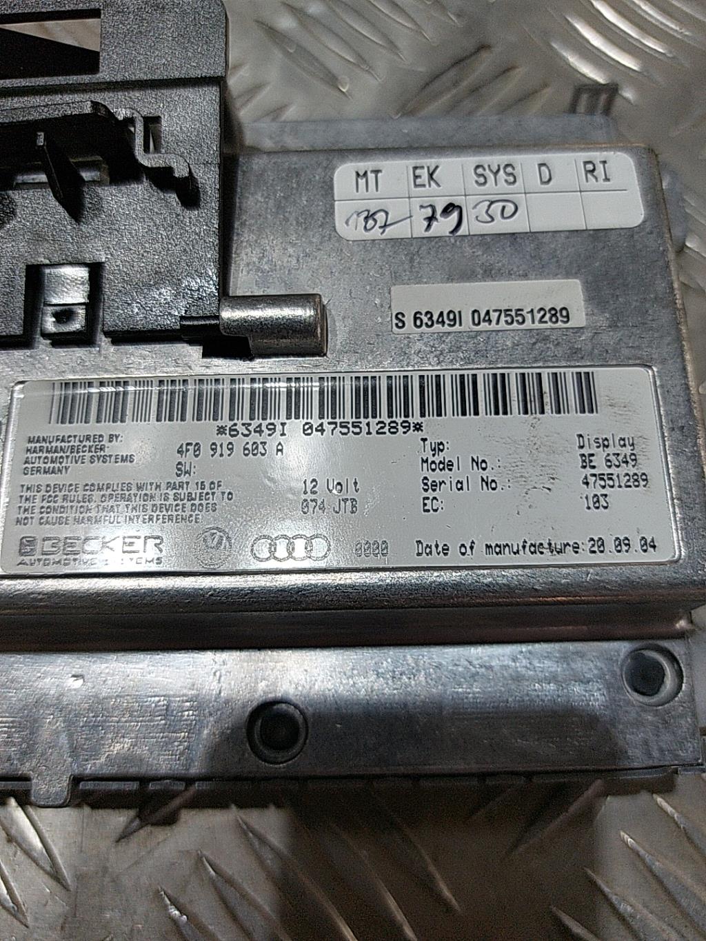 Ecran GPS AUDI A6 3 PHASE 1 Diesel - 1