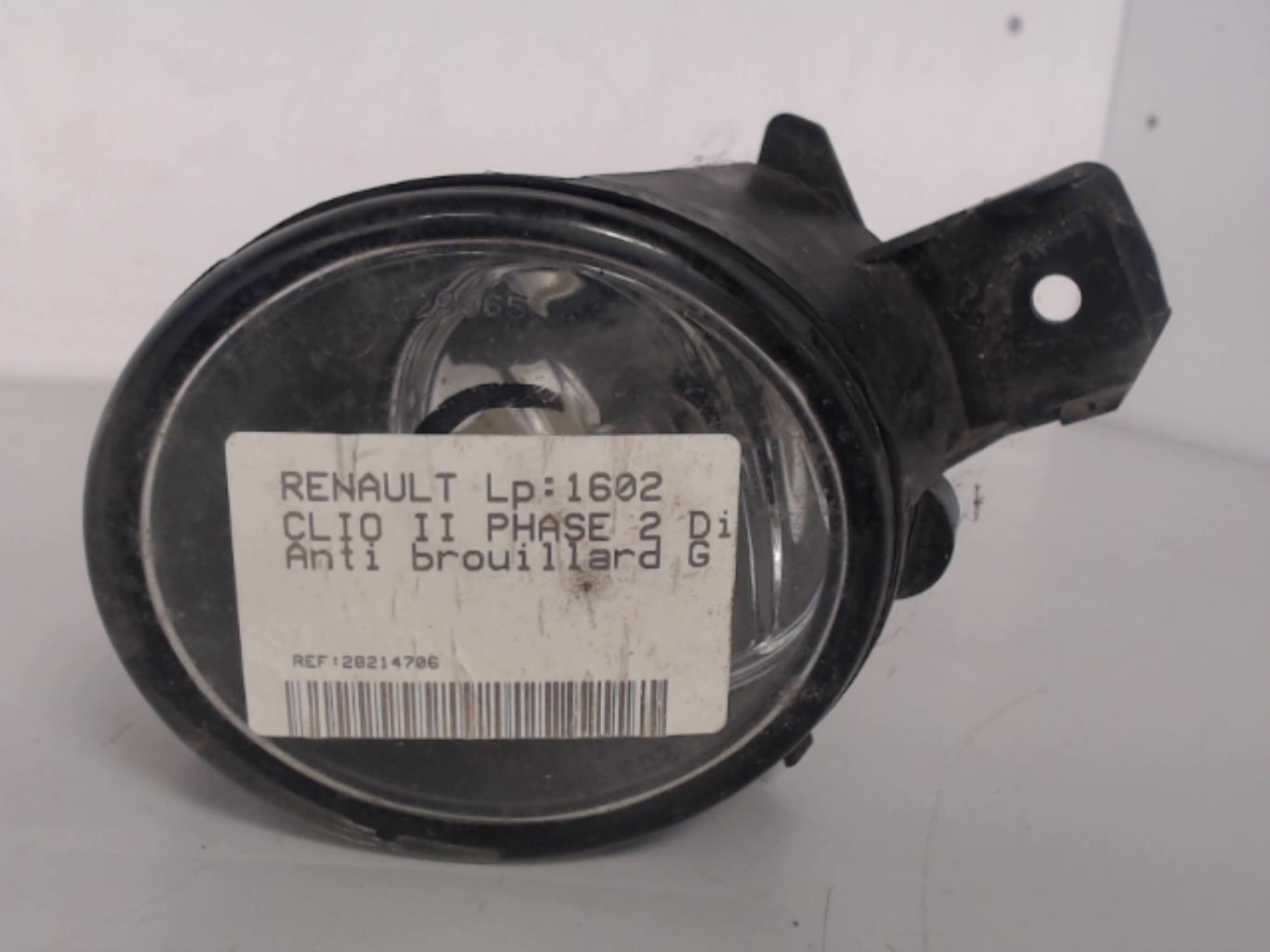 Fendinebbia sinistro (luce) RENAULT CLIO 2 PHASE 2 Diésel - 1