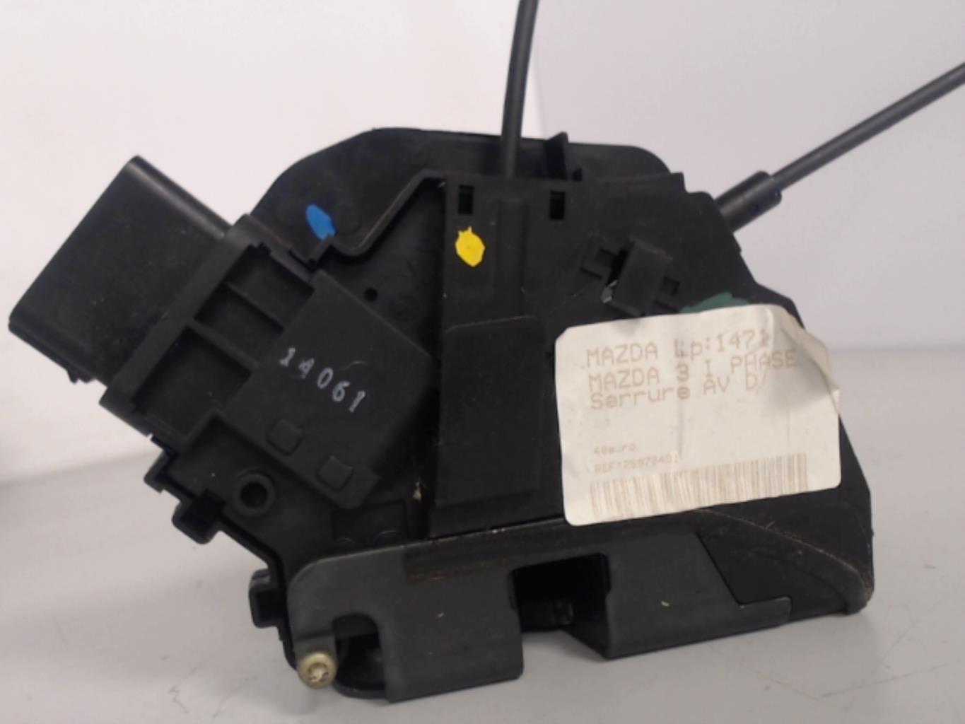 Serrure avant droit MAZDA 3 1 PHASE 2 Diesel - 1