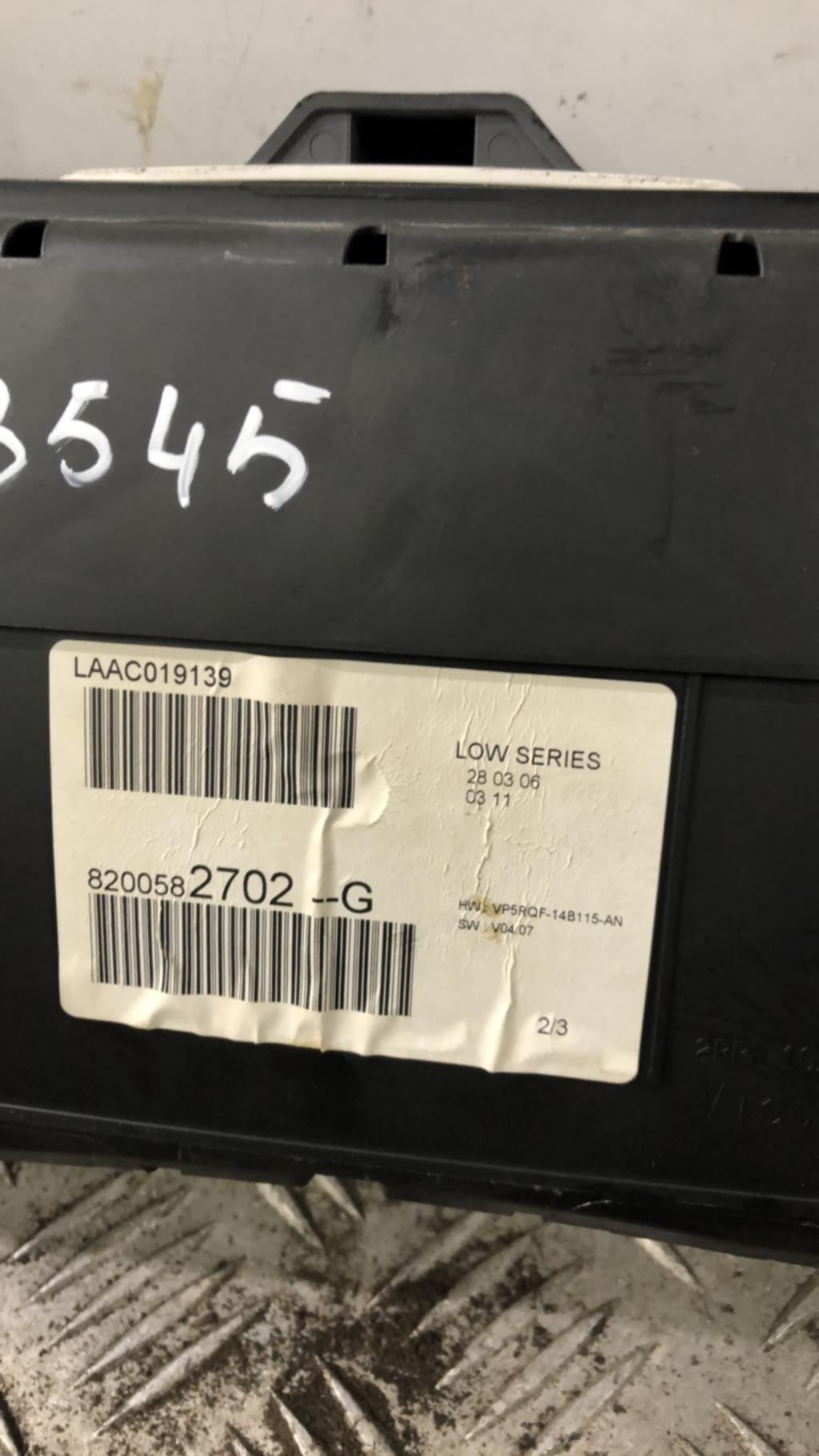 Compteur RENAULT CLIO 3 PHASE 1  - 1