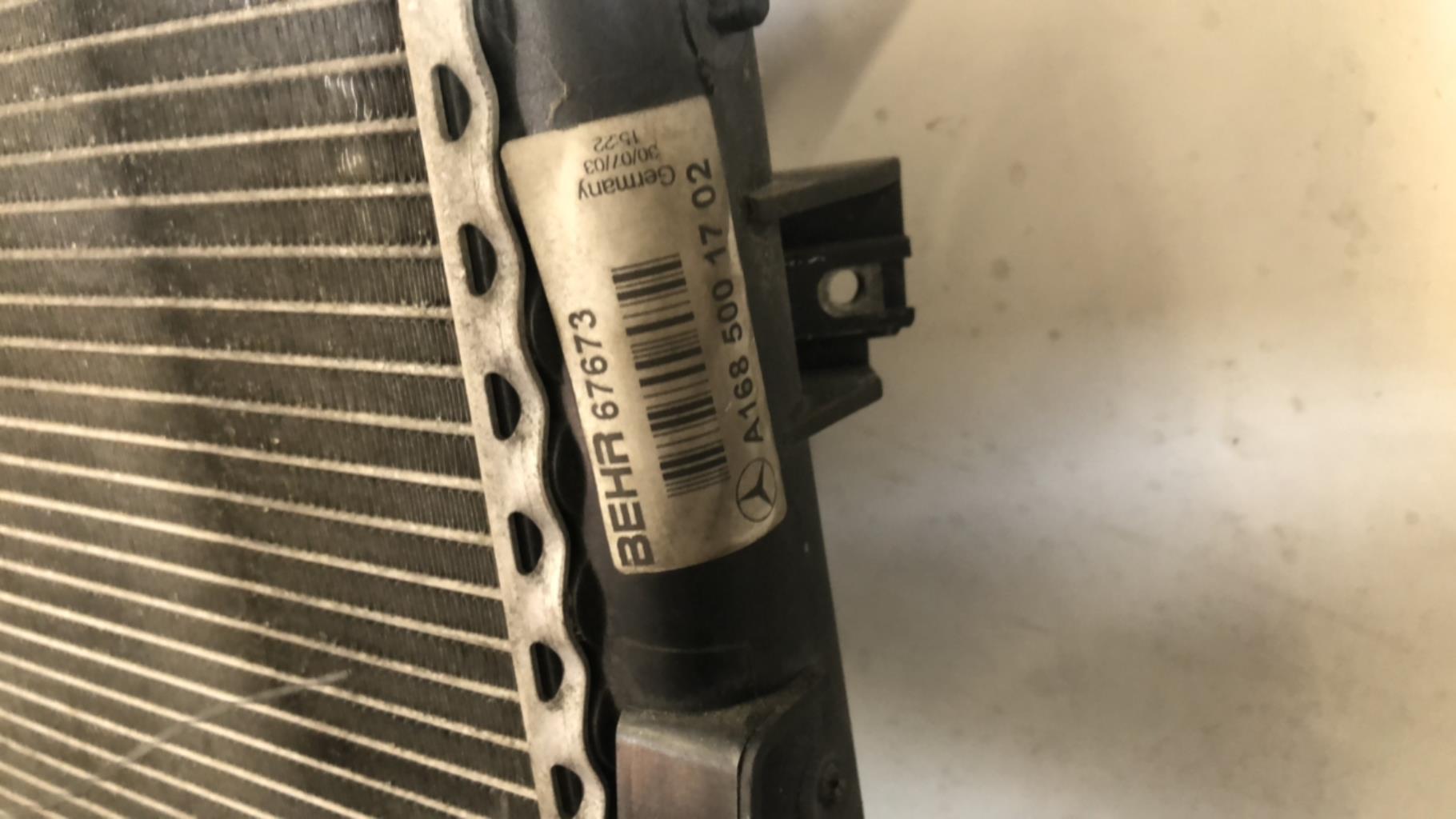 Radiateur eau MERCEDES CLASSE A 168 PHASE 2 Diesel - 1