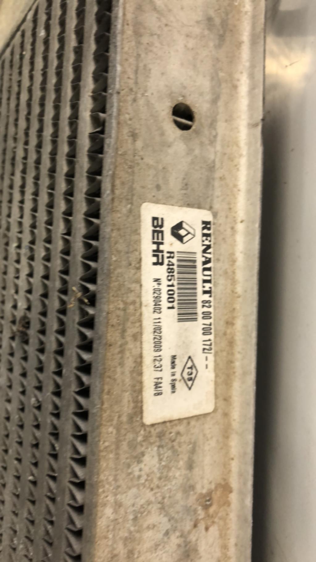 Echangeur air (Intercooler) RENAULT GRAND SCENIC 2 PHASE 2 Diesel - 1