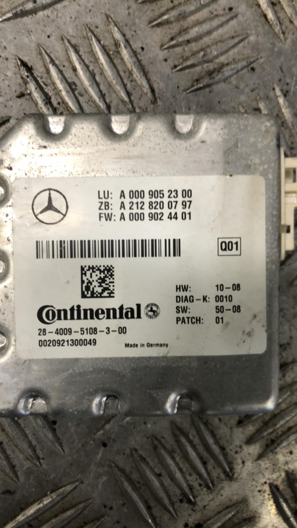 Camera MERCEDES CLASSE E 212 PHASE 1  - 1