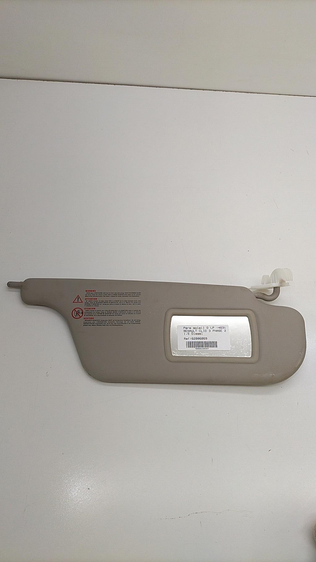 Visiera parasole destra RENAULT CLIO 3 PHASE 2 Diésel - 1