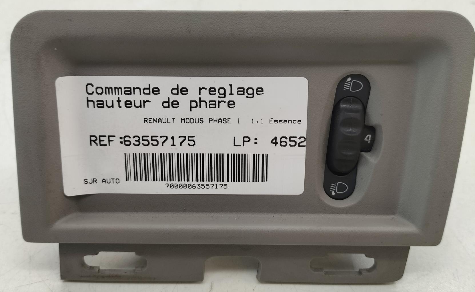 Commande de reglage hauteur de phare RENAULT MODUS PHASE 1 Essence - 1