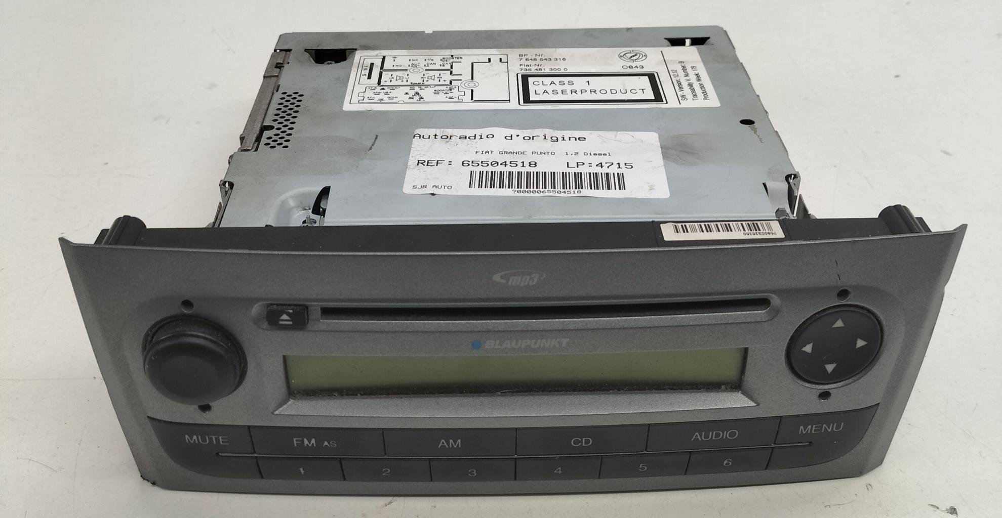 Autoradio originale FIAT GRANDE PUNTO Diésel - 1