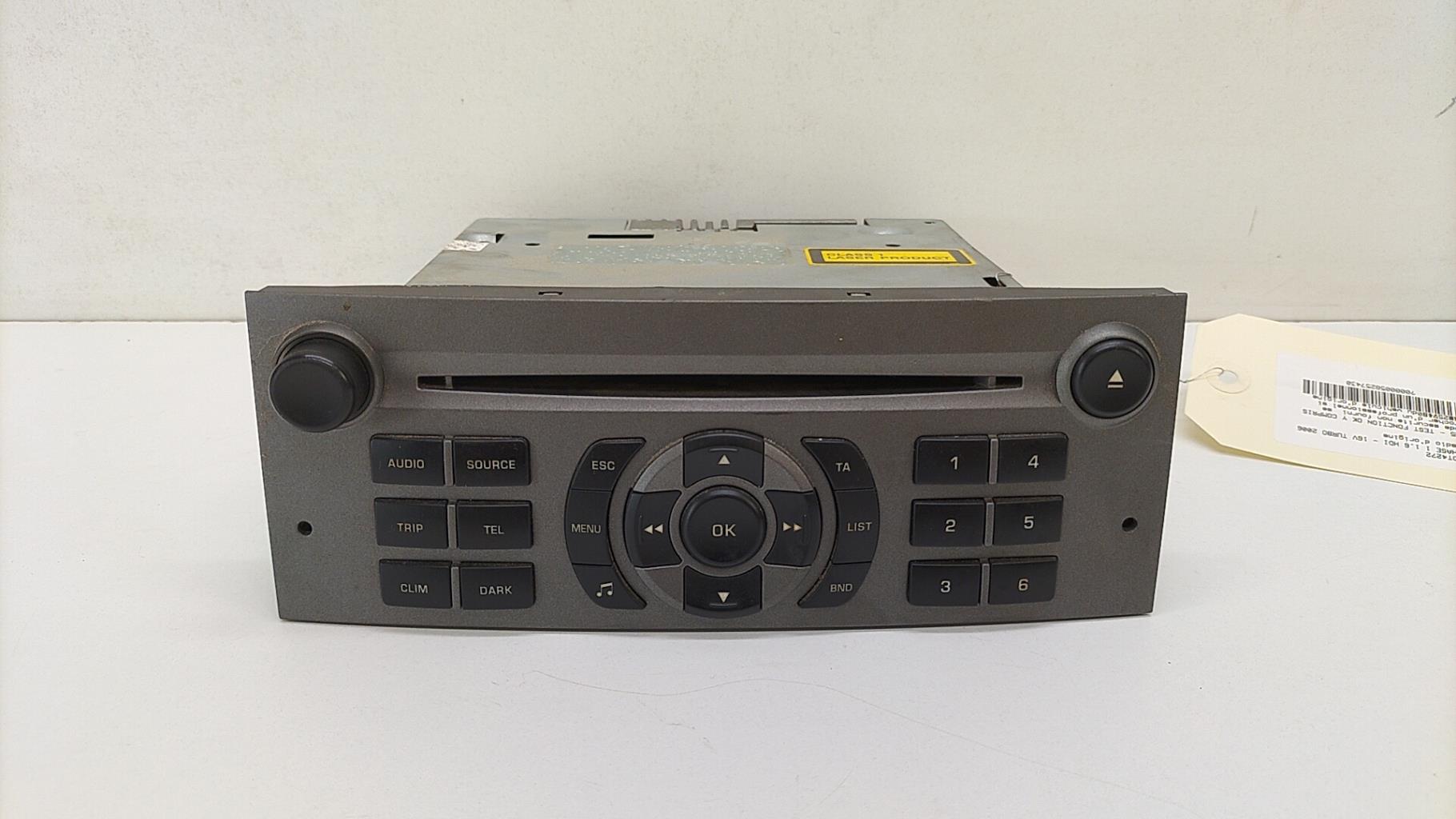 Autoradio originale PEUGEOT 407 PHASE 1 Diésel - 1