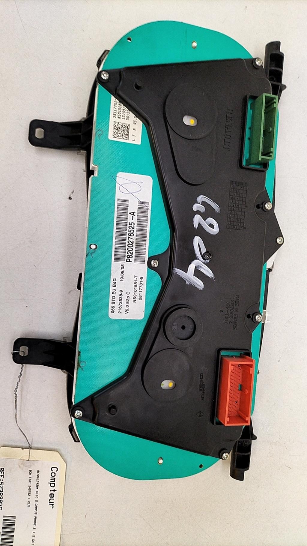 Compteur RENAULT CLIO 2 CAMPUS PHASE 2 Diesel - 1
