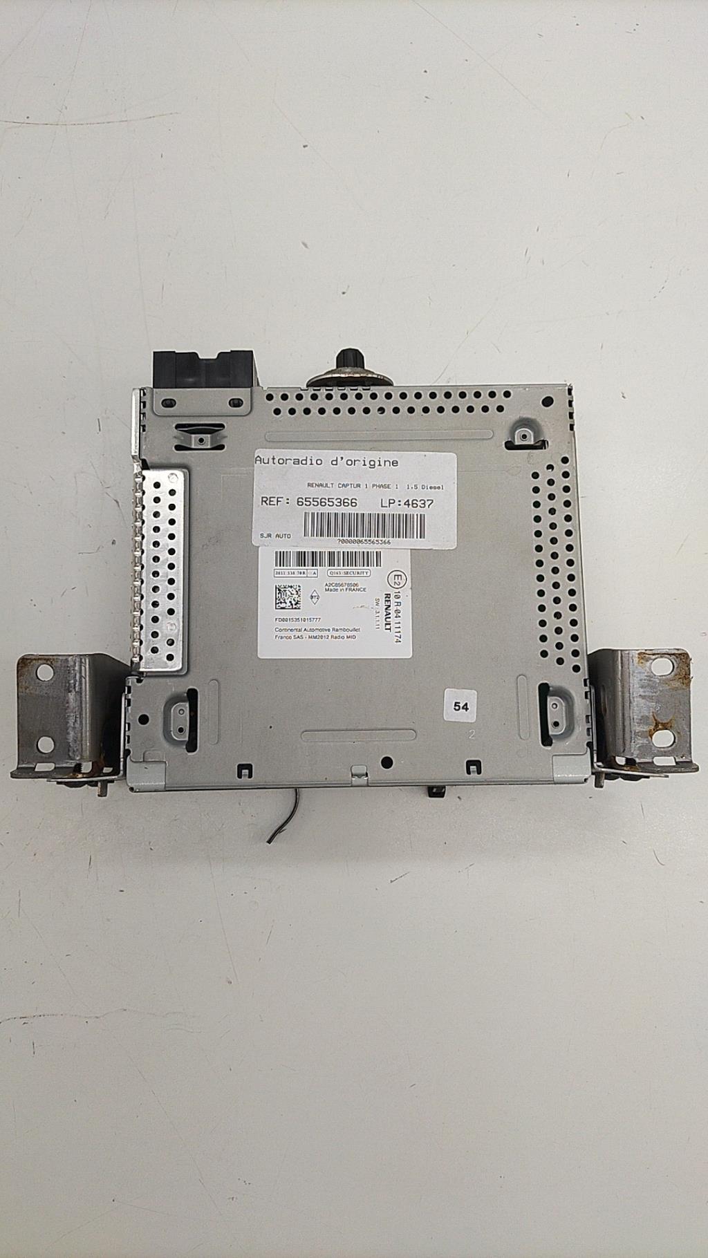 Autorradio original RENAULT CAPTUR 1 PHASE 1 Diésel - 1