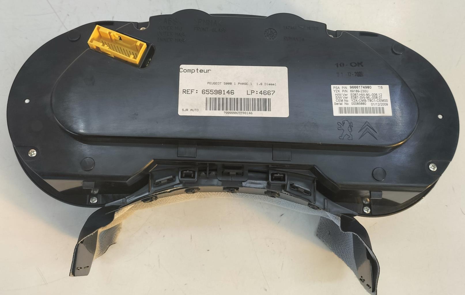 Compteur PEUGEOT 5008 1 PHASE 1 Diesel - 1