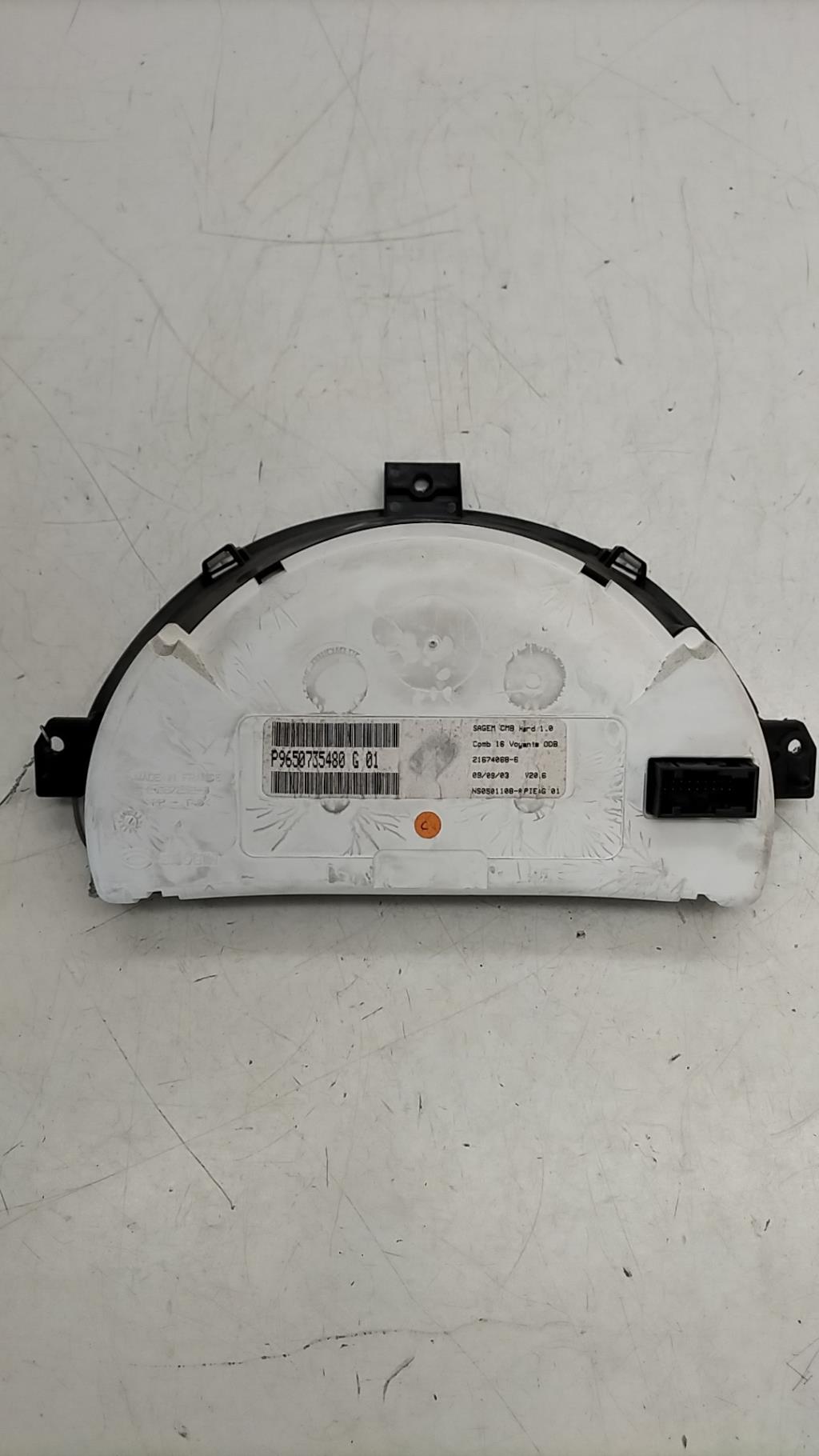 Tachimetro CITROEN C3 PLURIEL PHASE 1 CABRIOLET Gasolina - 1