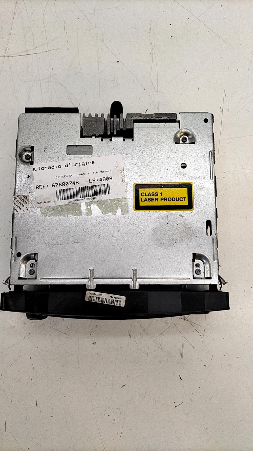 Autoradio originale CITROEN C4 1 PHASE 1 Gasolina - 1