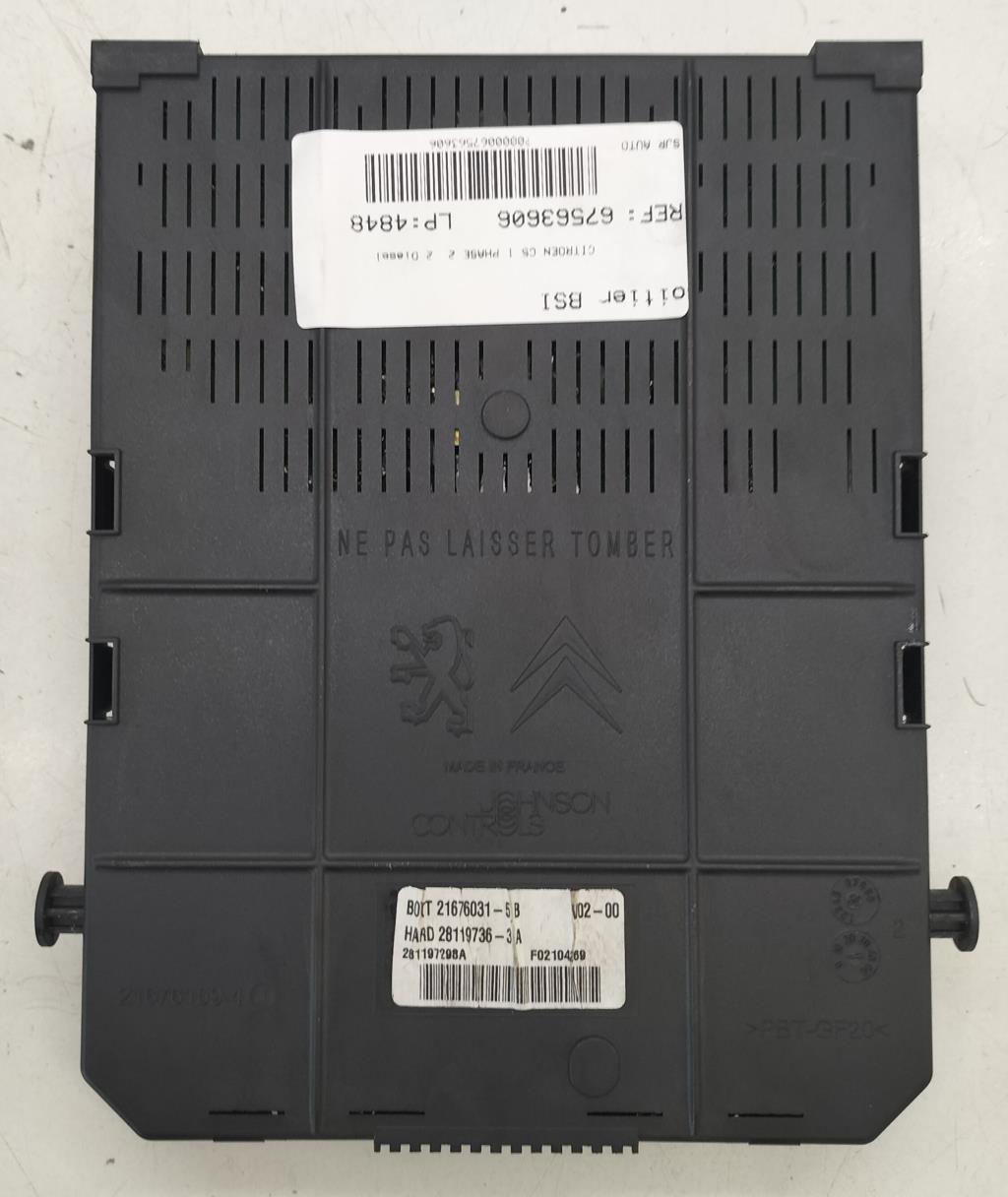 Boitier BSI CITROEN C5 1 PHASE 2 Diesel - 1