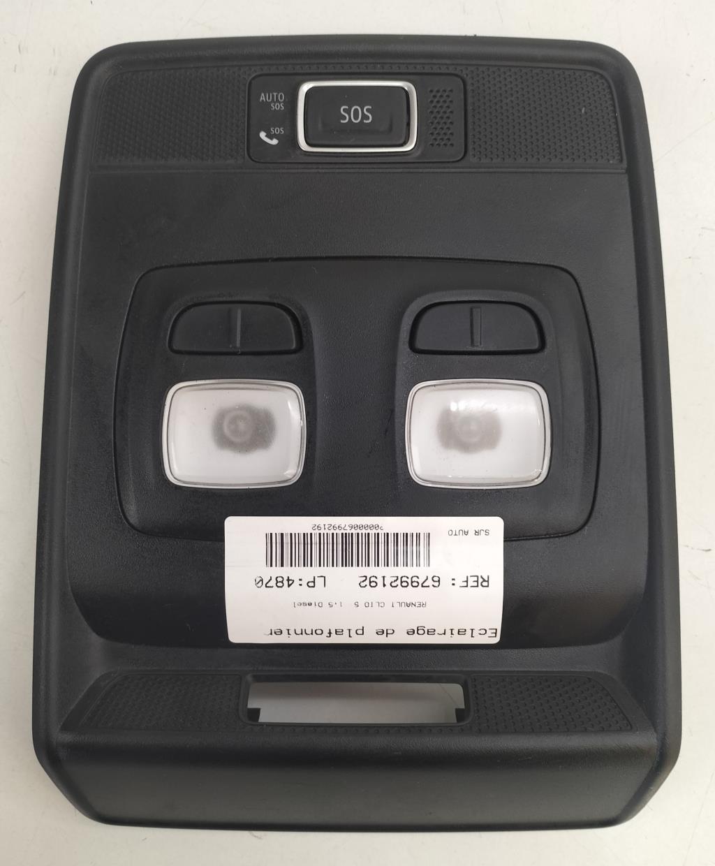 Eclairage de plafonnier RENAULT CLIO 5 PHASE 1 Diesel - 1