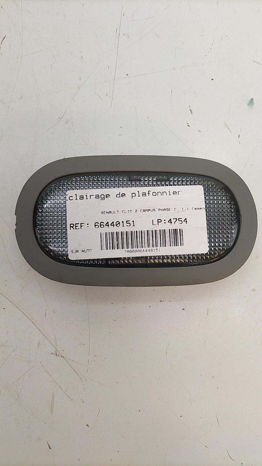 Eclairage de plafonnier RENAULT CLIO 2 CAMPUS PHASE 2 Essence - 1