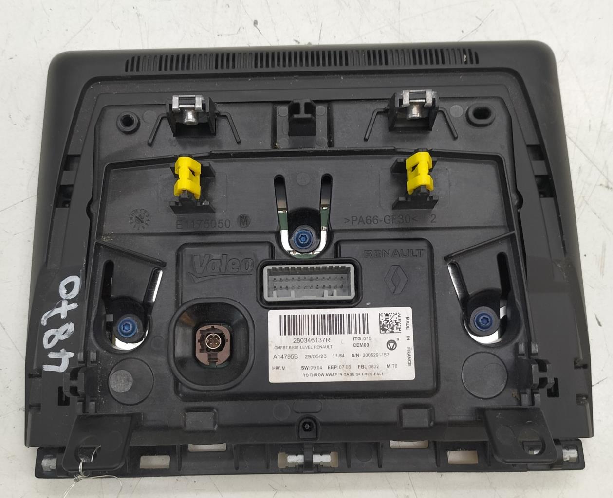 Ecran GPS RENAULT CLIO 5 PHASE 1 Diesel - 1
