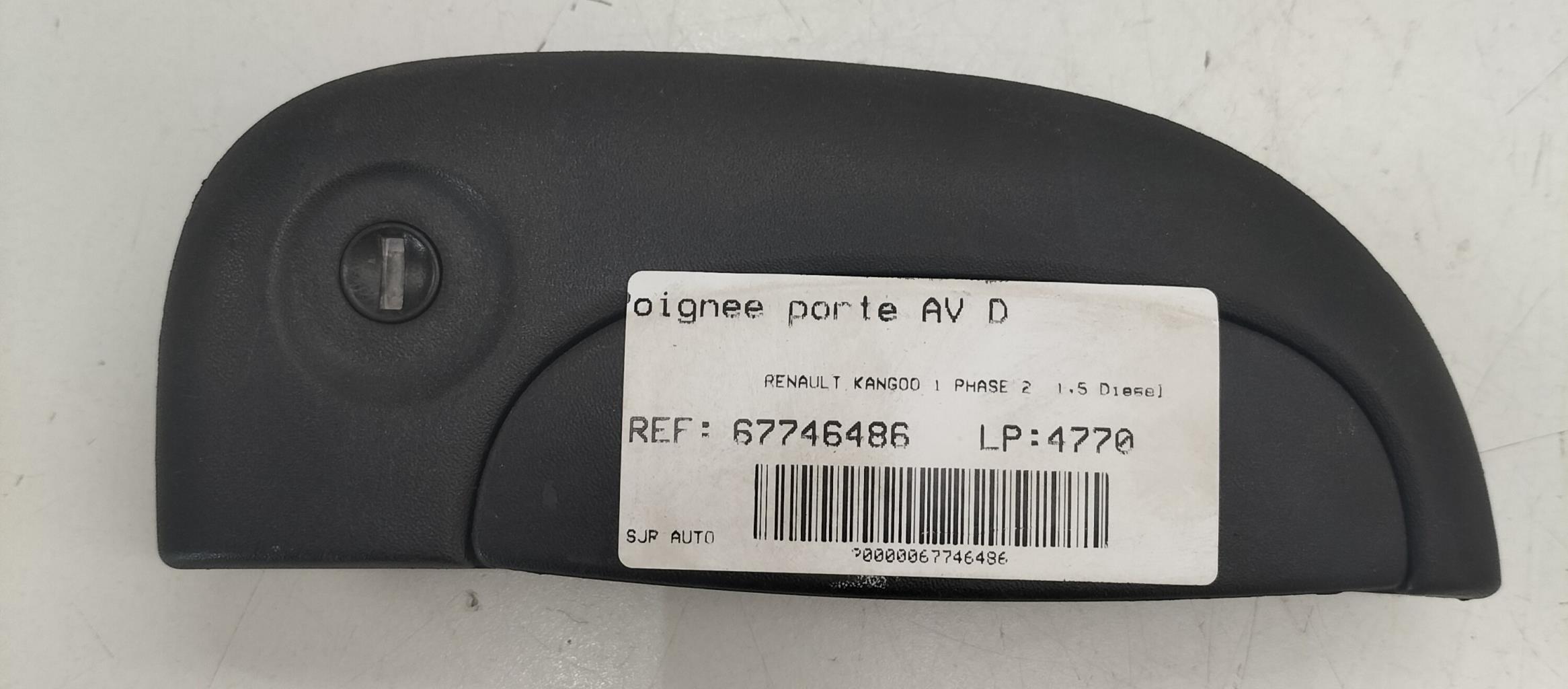 Maniglia portiera anteriore destra RENAULT KANGOO 1 PHASE 2 Diésel - 1