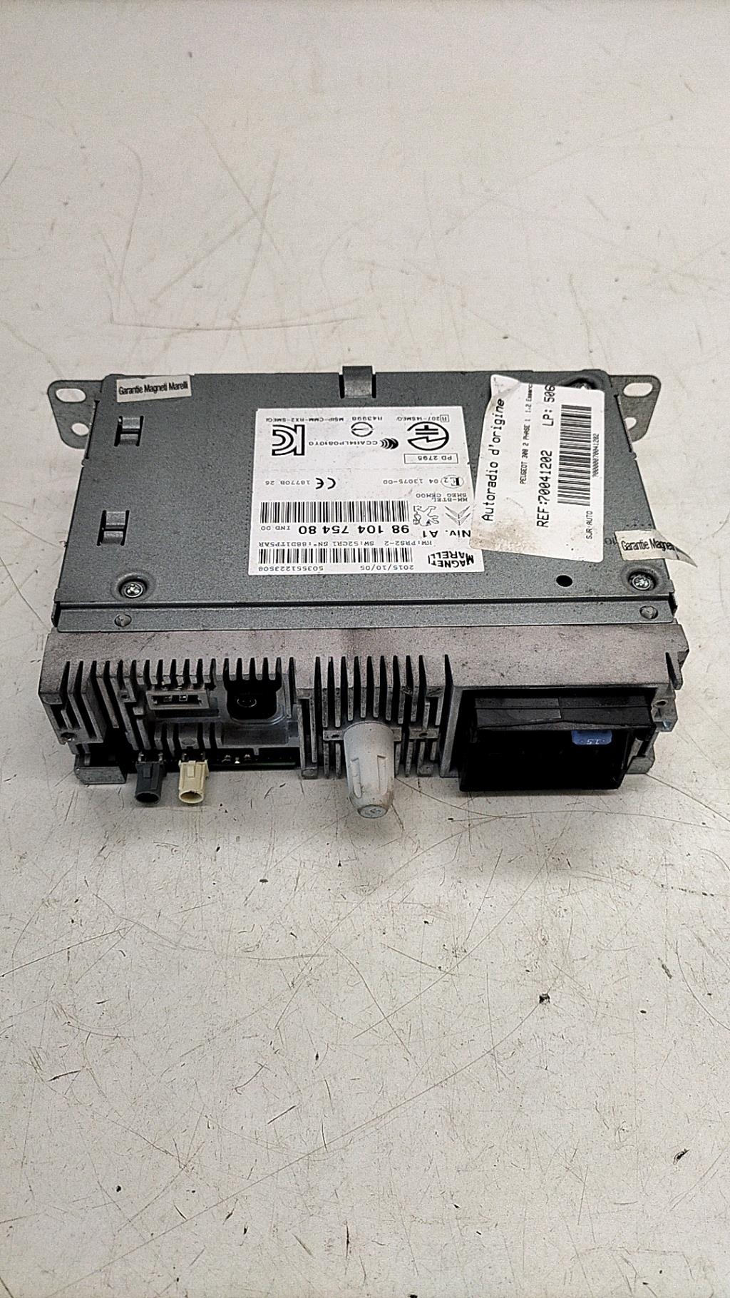 Autoradio originale PEUGEOT 308 2 PHASE 1 Gasolina - 1