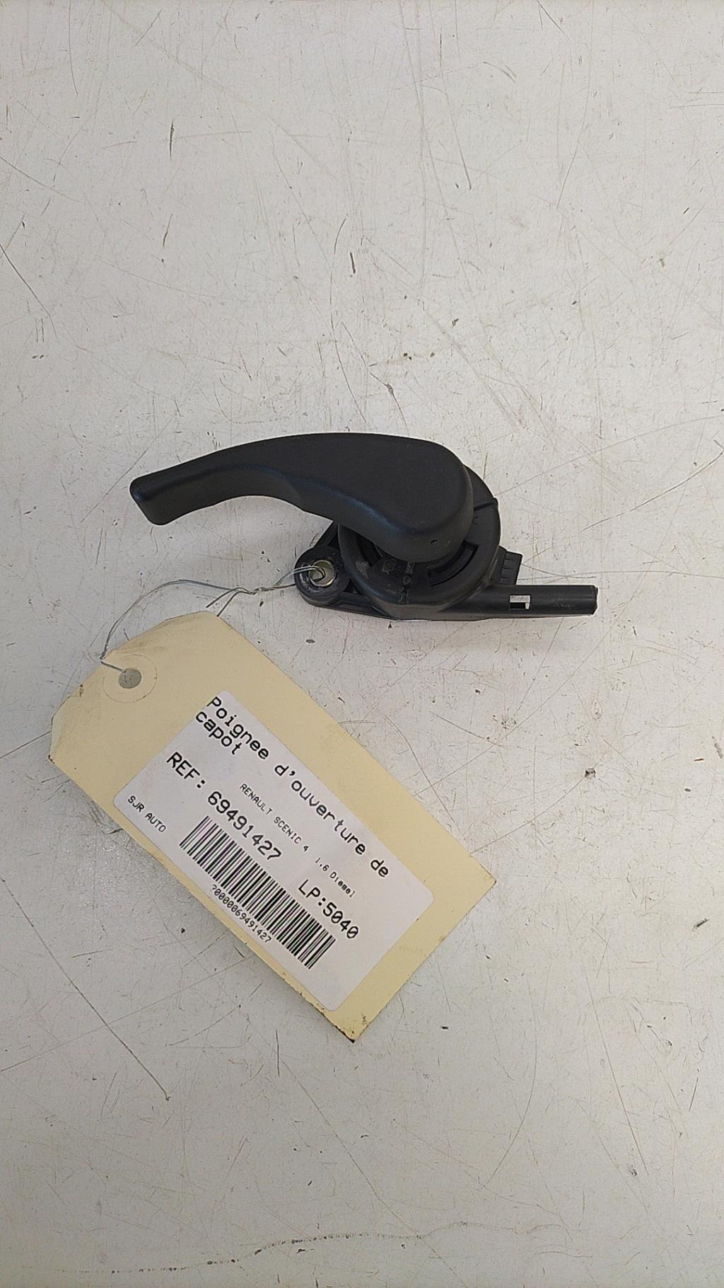 Poignee d'ouverture de capot RENAULT SCENIC 4 Diesel - 1