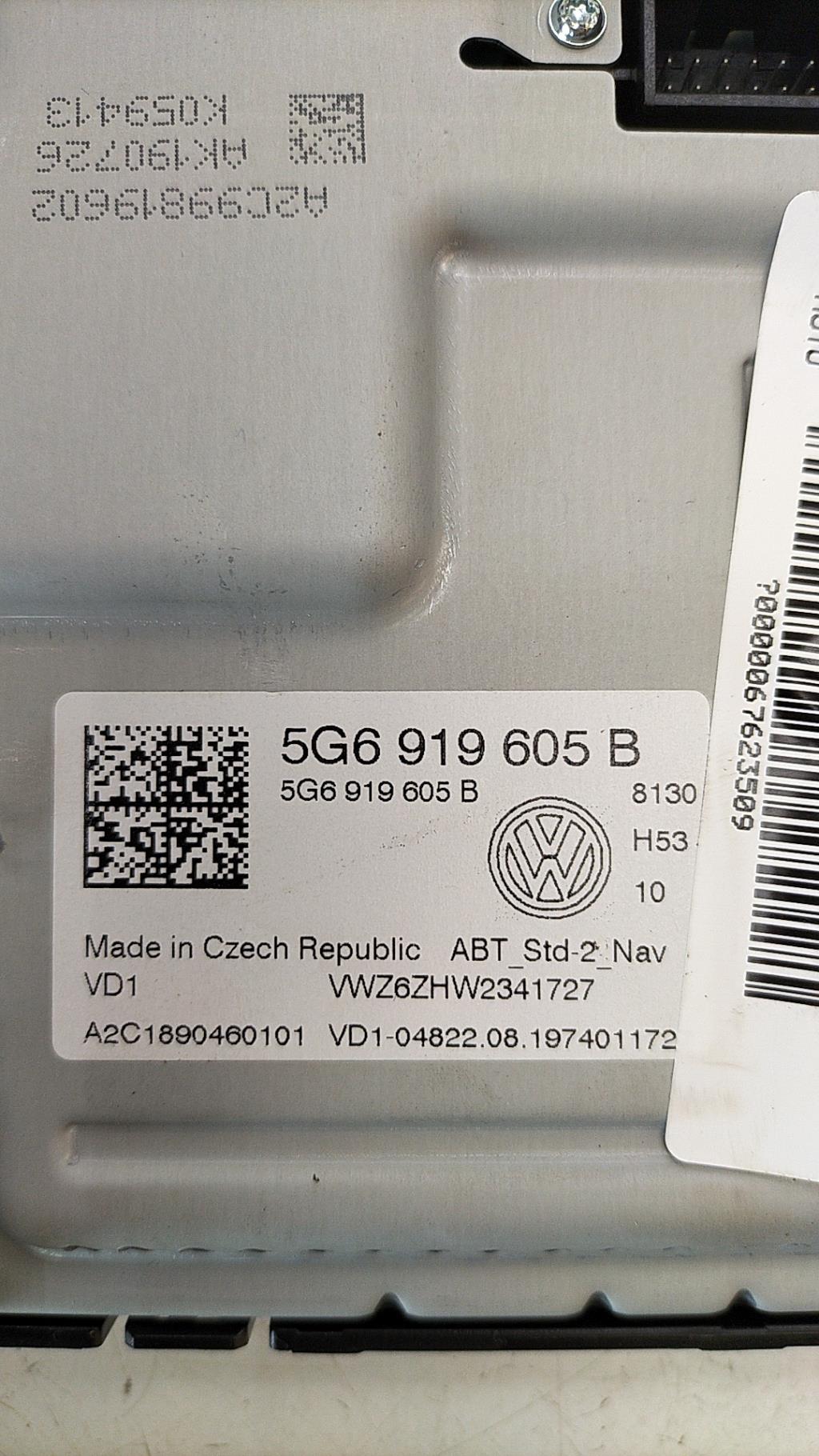 Autoradio originale VOLKSWAGEN GOLF SPORTSVAN PHASE 2 Gasolina - 1