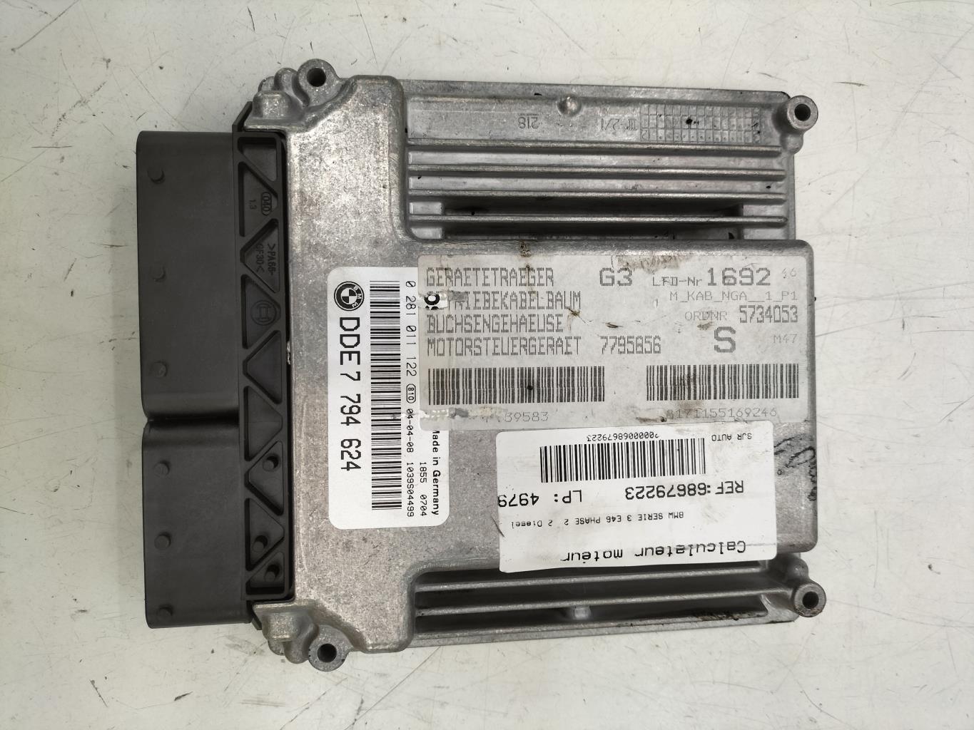 Centralina motore BMW SERIE 3 E46 PHASE 2 Diésel - 1