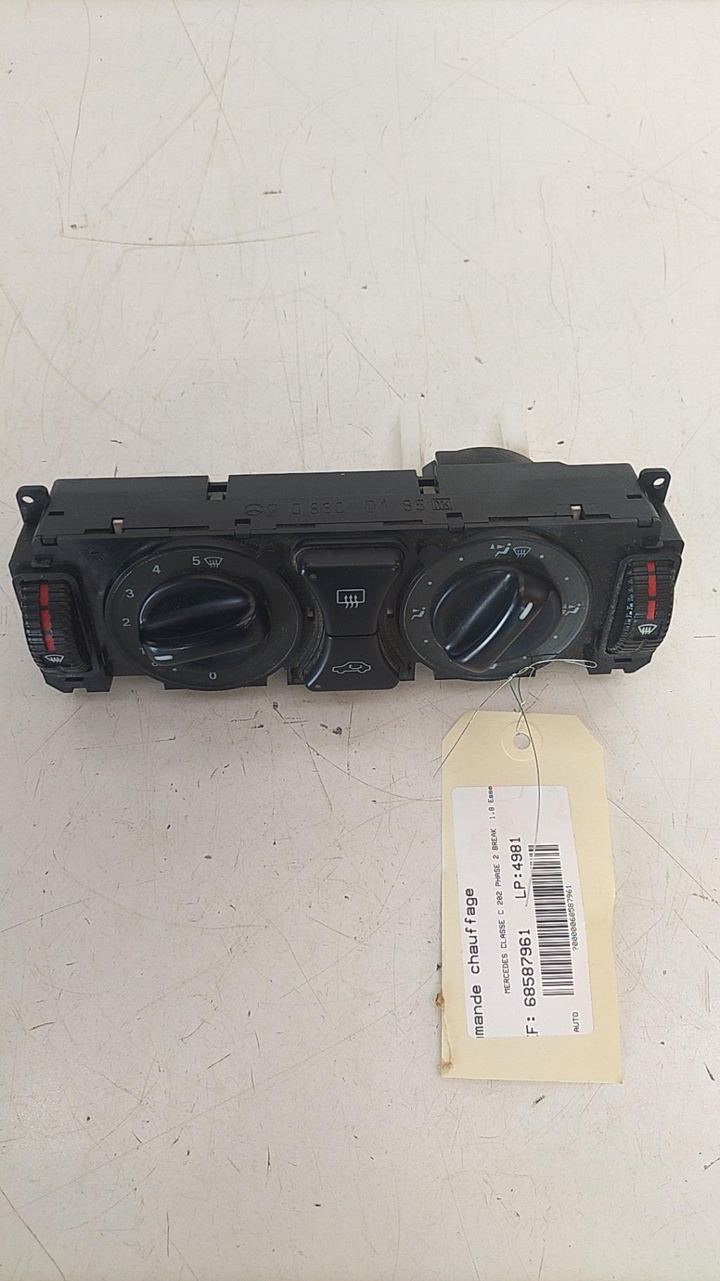 Commande chauffage MERCEDES CLASSE C 202 PHASE 2 BREAK Essence - 1