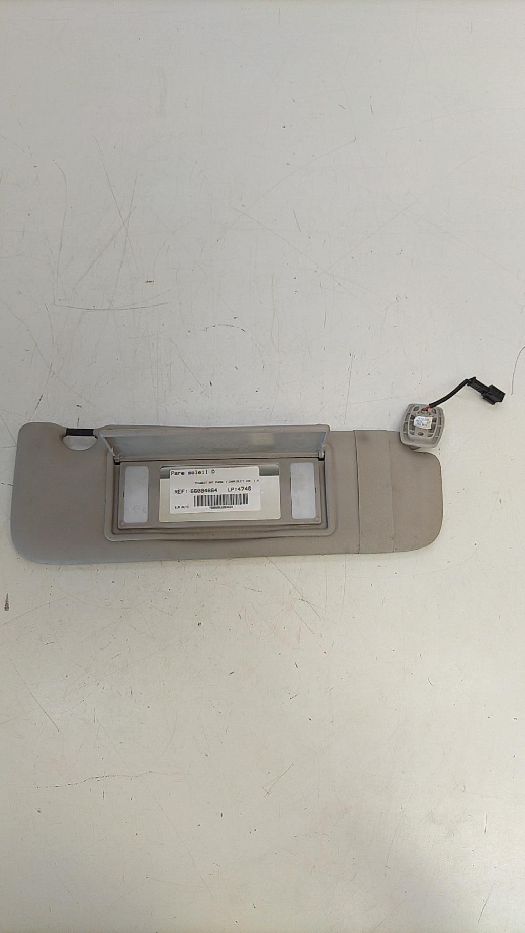 Visiera parasole destra PEUGEOT 207 PHASE 1 CABRIOLET Gasolina - 1