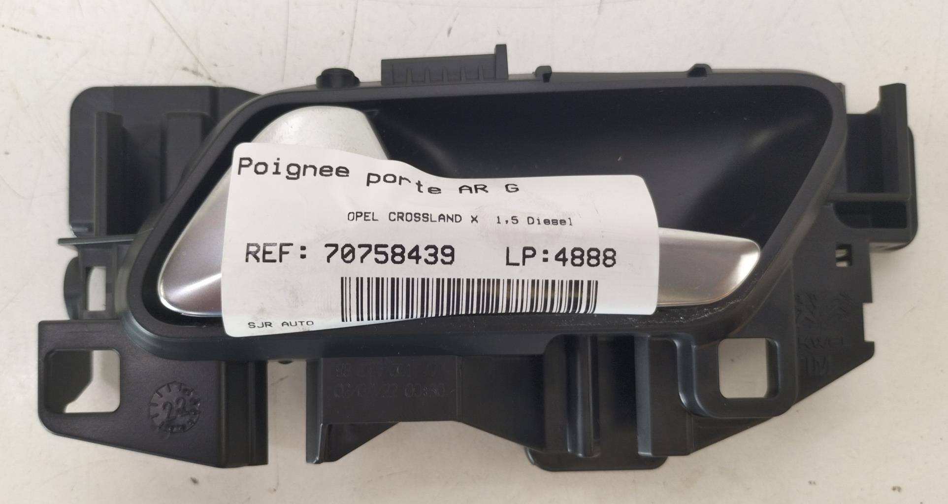 Maniglia portiera posteriore sinistra OPEL CROSSLAND X PHASE 1 Diésel - 1