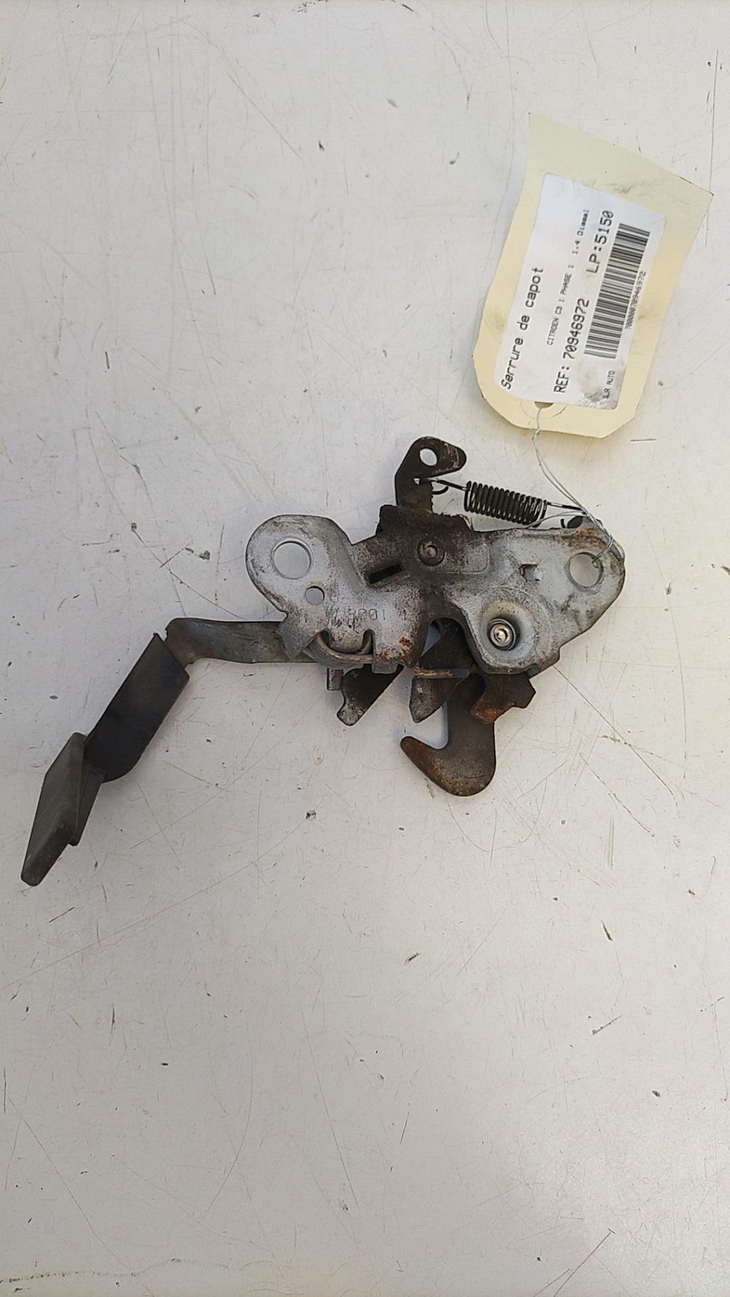 Serrure de capot CITROEN C3 1 PHASE 1 Diesel - 1