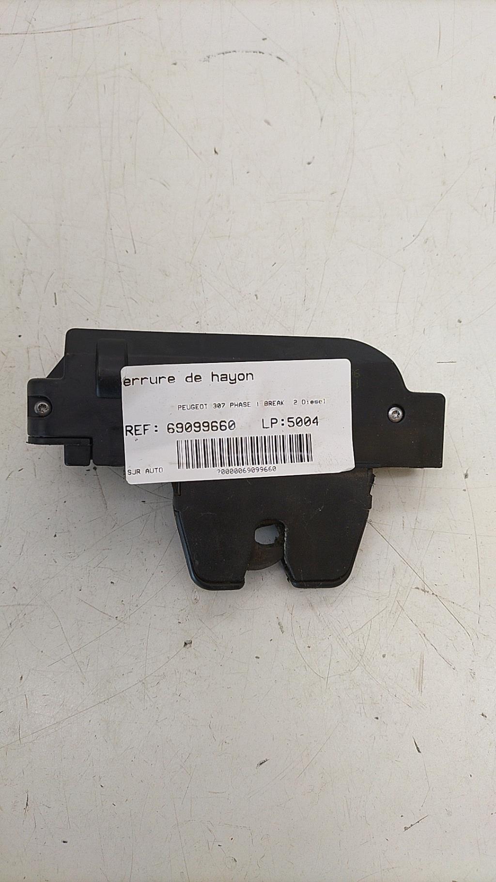 Serrure de hayon PEUGEOT 307 PHASE 1 BREAK Diesel - 1