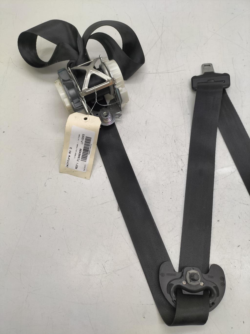 Cintura di sicurezza anteriore destra CITROEN C3 2 PHASE 1 Diésel - 1