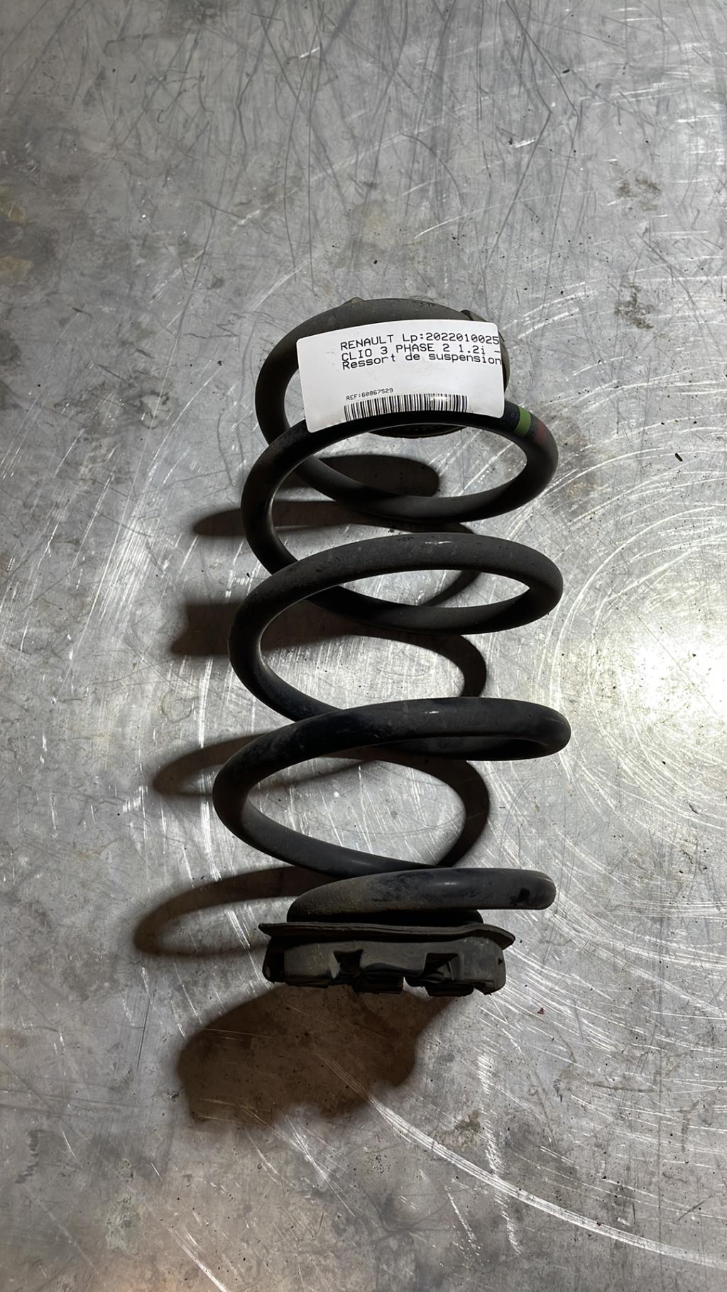 Ressort de suspension arriere RENAULT CLIO 3 PHASE 2 Essence - 1